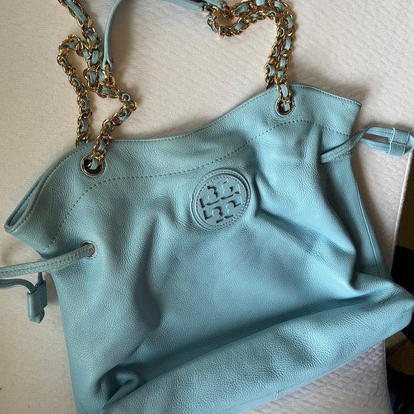 Tory Burch Blue Shoulder Bag - Picture 1 of 4